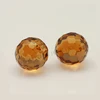 Light champagne cz beads round cz ball beads colored drilled cubic zirconia balls beads for jewelry