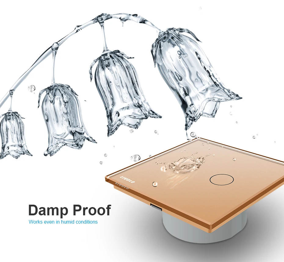 LIVOLO VL-C702Z-11Home Automation EU Standard Smart ZigBee Touch Switch - ANKUX.COM