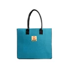 Elegant design hot selling durable women handbag 100% felt tote bag