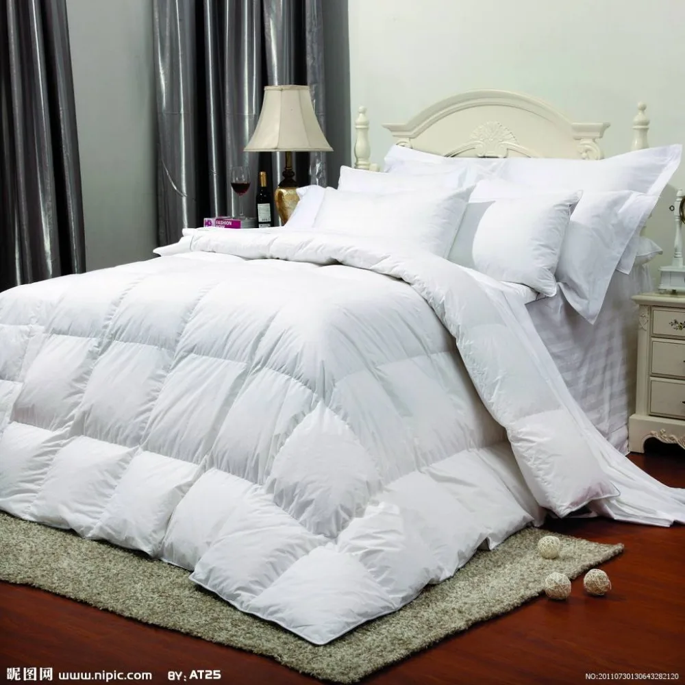 100 Cotton Duvet For Home 30 Washed Duck Down Filled Comforter