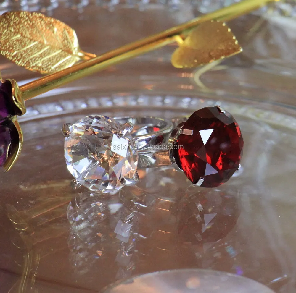 beautiful crystal crystal diamond napkin ring for