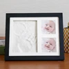 High quality custom baby hand print kit clay and three opening baby hand print frame wholesale
