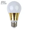 New style E27 B22 golden body led plastic+aluminum bulb 100lm/w 6 watt SMD bulb lighting lamp with good price