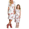 Yawoo wholesale mommy and me floral print fall design clothing fashion casual dresses