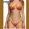 Girls Fake Sexy Transparent Fruit Bikini Bikini Swimwear Bathing Suit