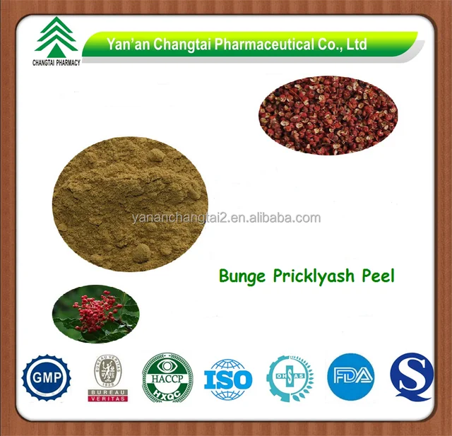 gmp factory supply hot sale pricklyash peel extract powder