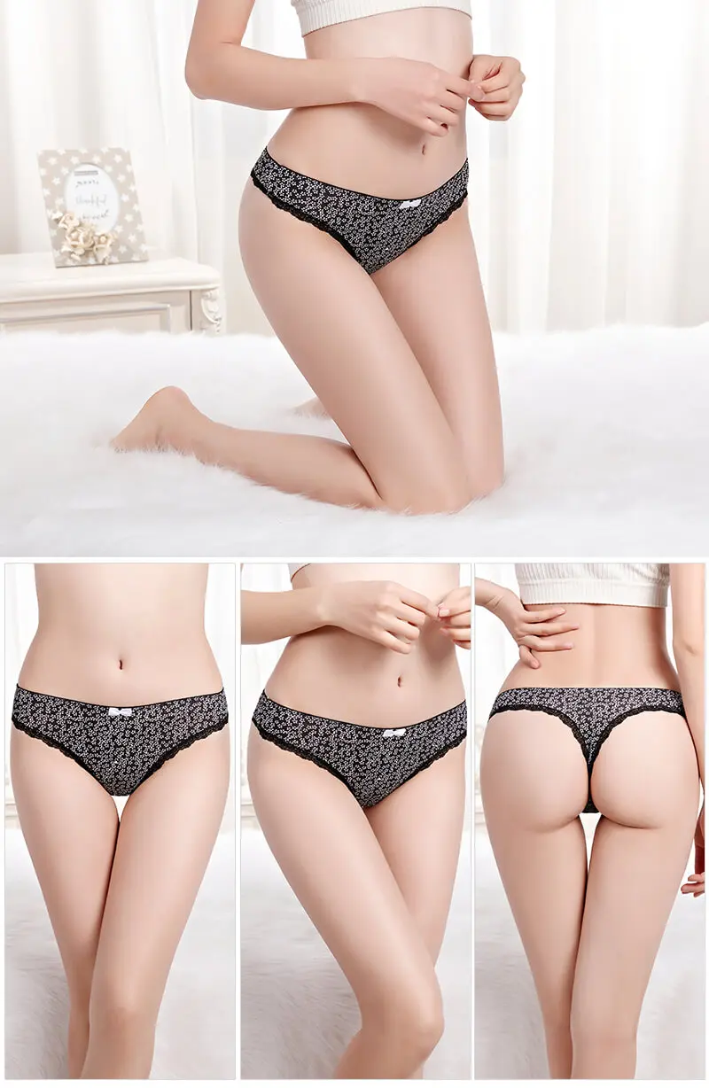 Yun Meng Ni Underwear New Style Beautiful Small Flower Printing