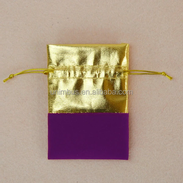 high quality stock and custom jewelry velvet bag/gift suede