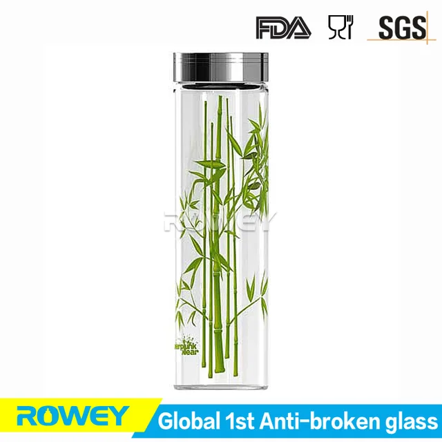 anti-broken glass more usable new design disposable water bottle