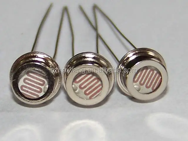 hot sale 5mm metal film resistor ldr/cds photoresistance for out