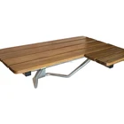 stainless steel Wall mounted folding chairs foldable shower bench contour seat