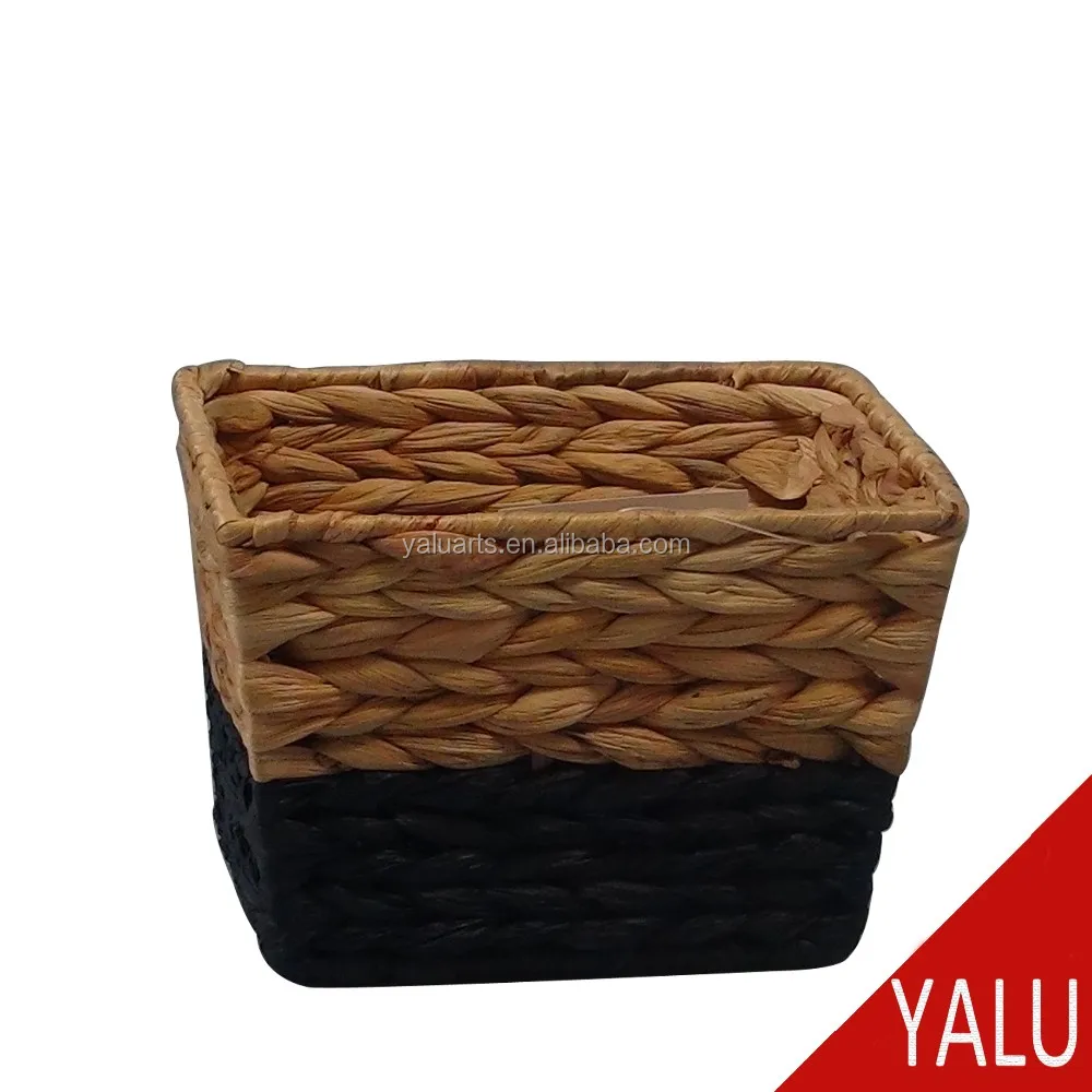 competitive price storage basket with water hyacinth and paper