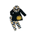 Spring/autumn Boutique Children Clothing Cute Baby Halloween Dress Latest Design Fashion Girl Clothing Set