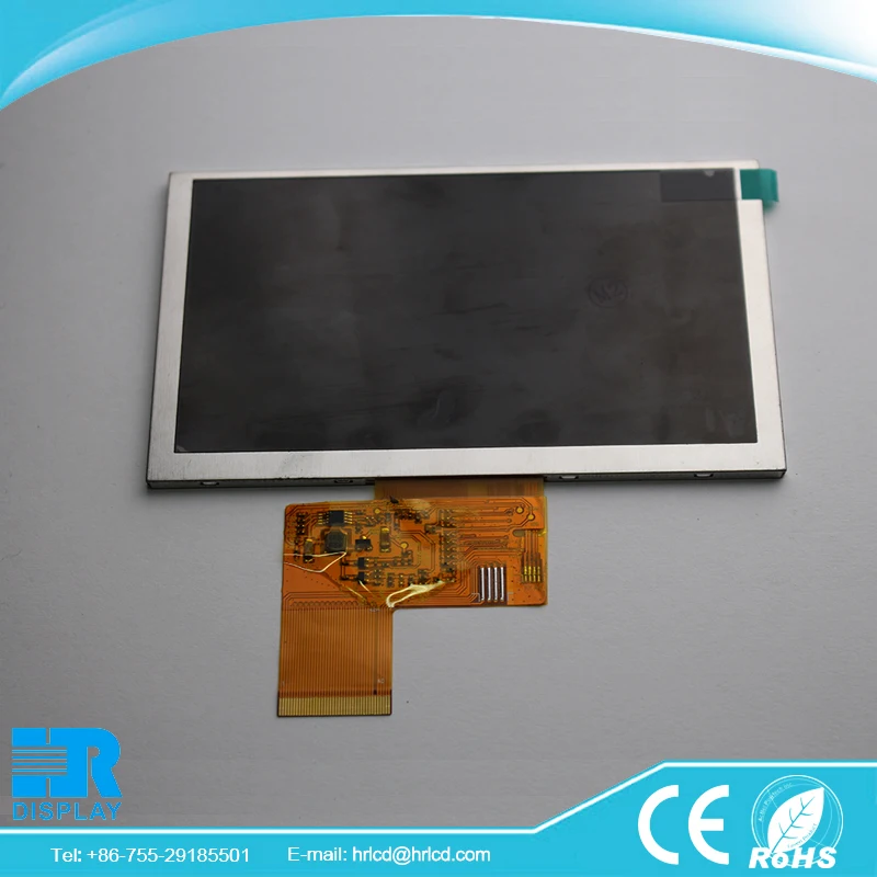 lcd 显示模块 5 英寸 800x480 tft lcd 触摸屏带电容式触摸面板屏幕