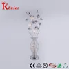 Home Goods G4 Flower Decoration Aluminium Antiqued Silver Table Lamp With Lightsource