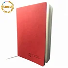 Custom A5 PU leather notebook with embossed logo