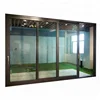 Entrance Double Glazing Glass aluminium sliding door slide for living room