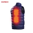 man woman multi pocket cheap heat pad puffer vest