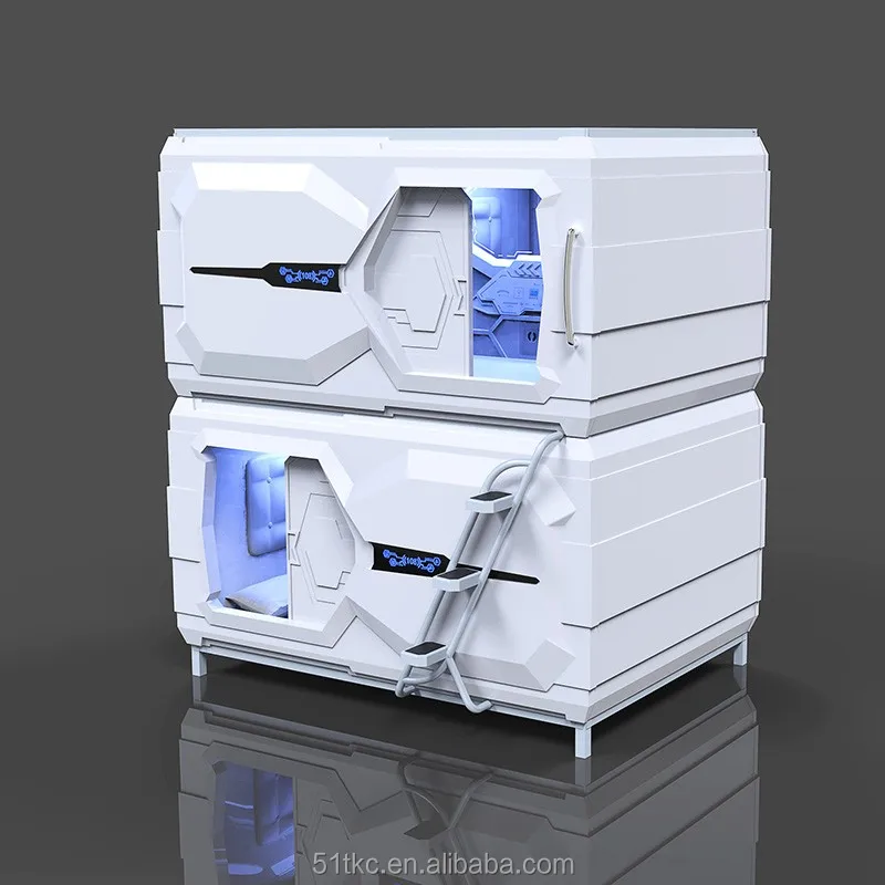 M823 Double Capsule Hotel Bed For Capsule Inn Osaka Japanese Sleeping