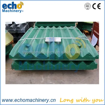 high quality KPI&JCI movable jaw plate for mobile jaw crusher