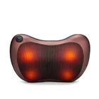 2019 new trends amazon portable handheld massage car seat massage cushion neck massager pillow car massage pillow