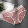 Korean New Style Five Color Young Teen Cotton Panties Underwear For Little Girls