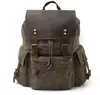 TF9151 Wholesale and Drop Shipping Waterproof Waxed Canvas Rucksack Men Vintage Laptop Backpack