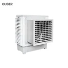 Ouber humidifier honeycomb wall mounted top discharge room evaporative air coolers for home