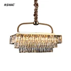 crystal chandelier modern pendant lamps with US CE for hotel