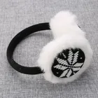 Customized wholesale cheap keeping warm winter Knitting plush earmuff