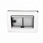 Modern RV window caravan window flat push window with blind for rv car