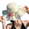 /product-detail/wholesale-wave-brim-floral-straw-hats-ladies-sun-hats-for-women-62064388812.html