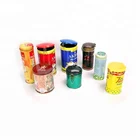 round food tin can, customized tin box for food canning