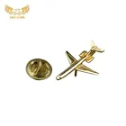 Free Sample Badges Metal Custom Plain Canada Lapel Pin With Military Clutch Back