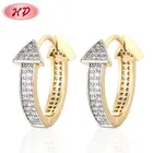 Korean Jewelry 18k Gold Hoop Earrings Wholesale