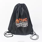 Heavy duty polyester drawstring cinch backpack bag with sublimation