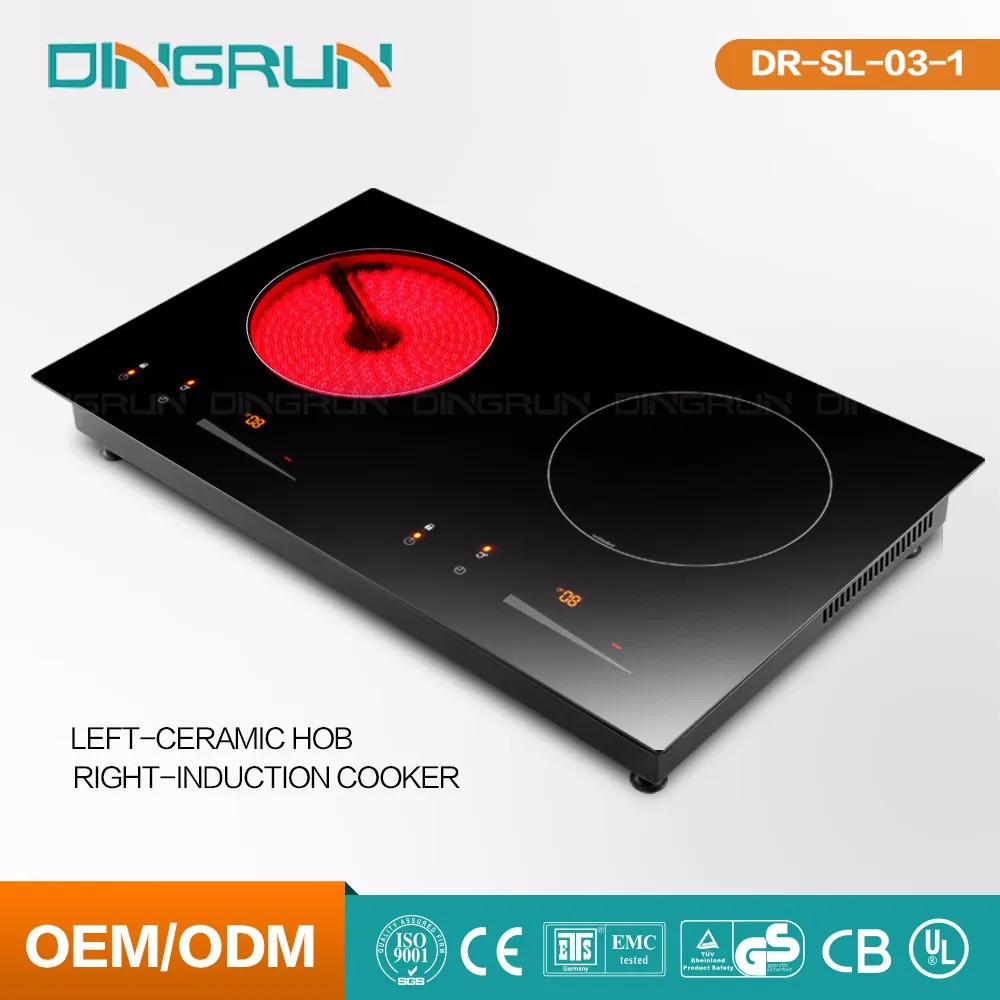 Metal Body 2 Burner Induction Cooker Vs Infrared Cooker Induction