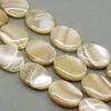 2019 latest mother of pearl shell beads, flat pearls bead