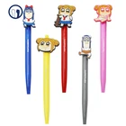cartoon ballpen OEM 0.5mm pvc ballpoint pen, Cartoon cute Plastic Ball Pen Support wholesale customization