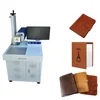 leather laser printer 20w CO2 faux leather laser engraving marking cutting machine
