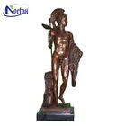 Chinese supplier life size antique roman bronze soldier statues NTBS-397Y