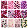V-1032 Hight Quality Wedding Stage Backdrop Artificial Rose Flower Wall For Decoration