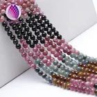 Top quality Multi Natural Tourmaline beads for handmakiing bracelet and necklaces