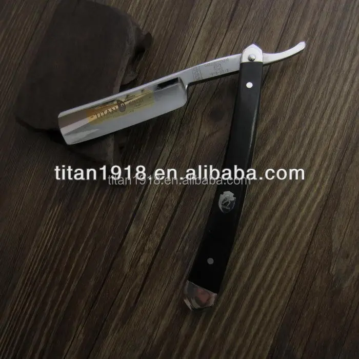 wooden handle shaving razor straight razor