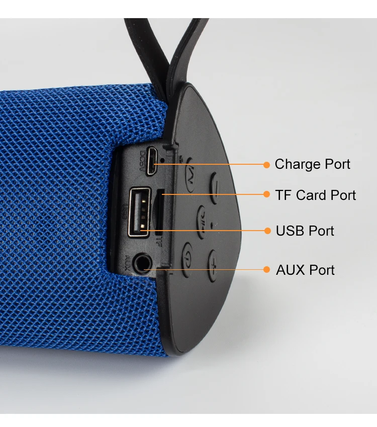 Maigoole 2018 Portable Wireless Fabric Speaker Stereo Portable Bluetooth Speaker - ANKUX.COM