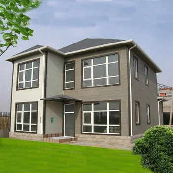 Low cost modern designed prefabricated homes light steel villa