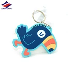 Longzhiyu 12years plastic key chain manufacturer customised pvc rubber key chain custom neoprene silicon key chain