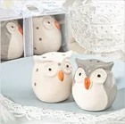 Ceramic owl shape useful wedding baby gift set gift craft