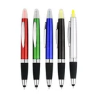 LULAND Metal Clip Promotion Ballpoint Pen And Touch Screen Stylus Highlighter