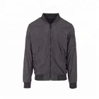 Basic Style Long Sleeve Bomber Jacket Men